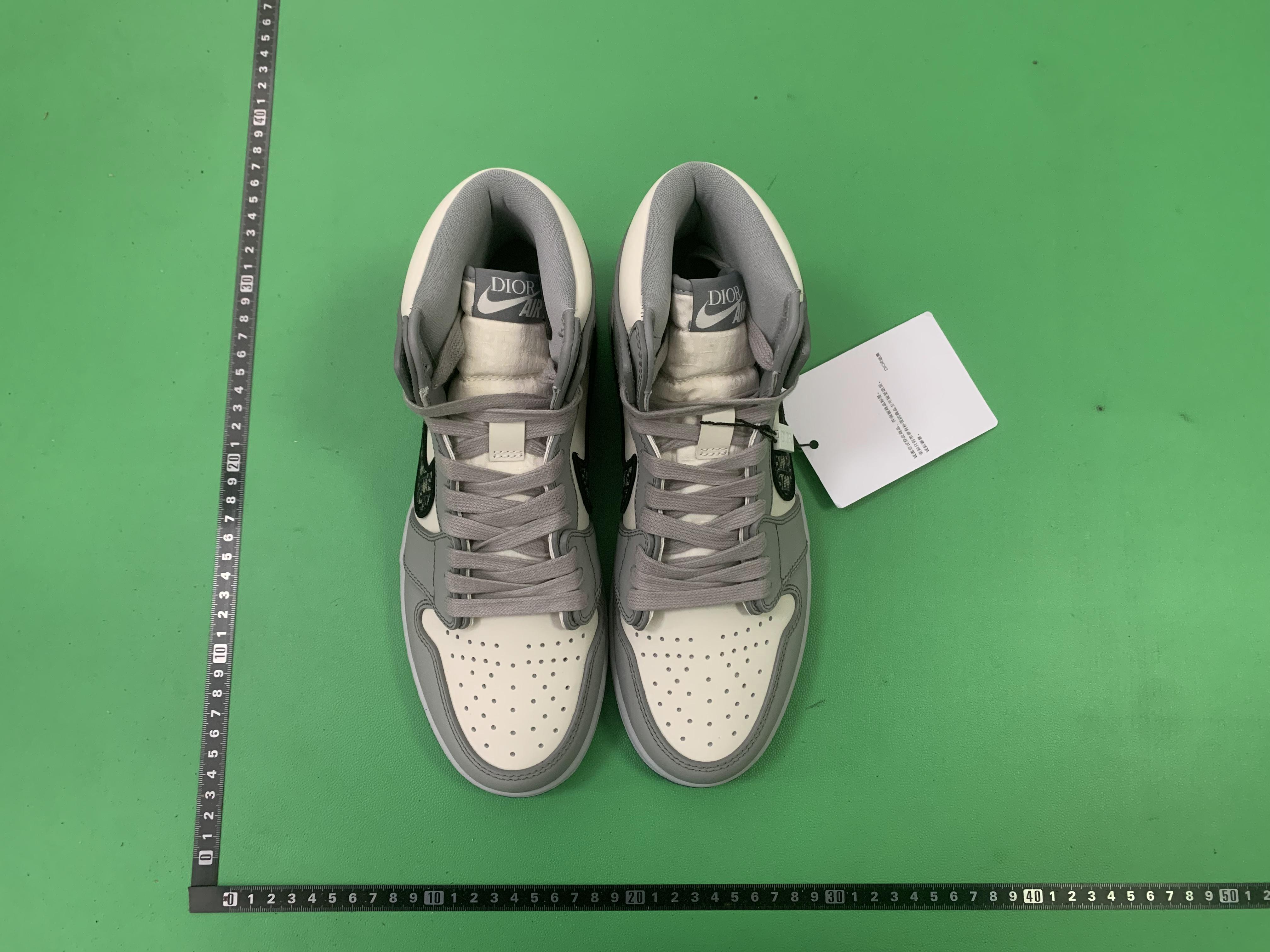 Jordan 1 Low/High Grey Sneakers -1