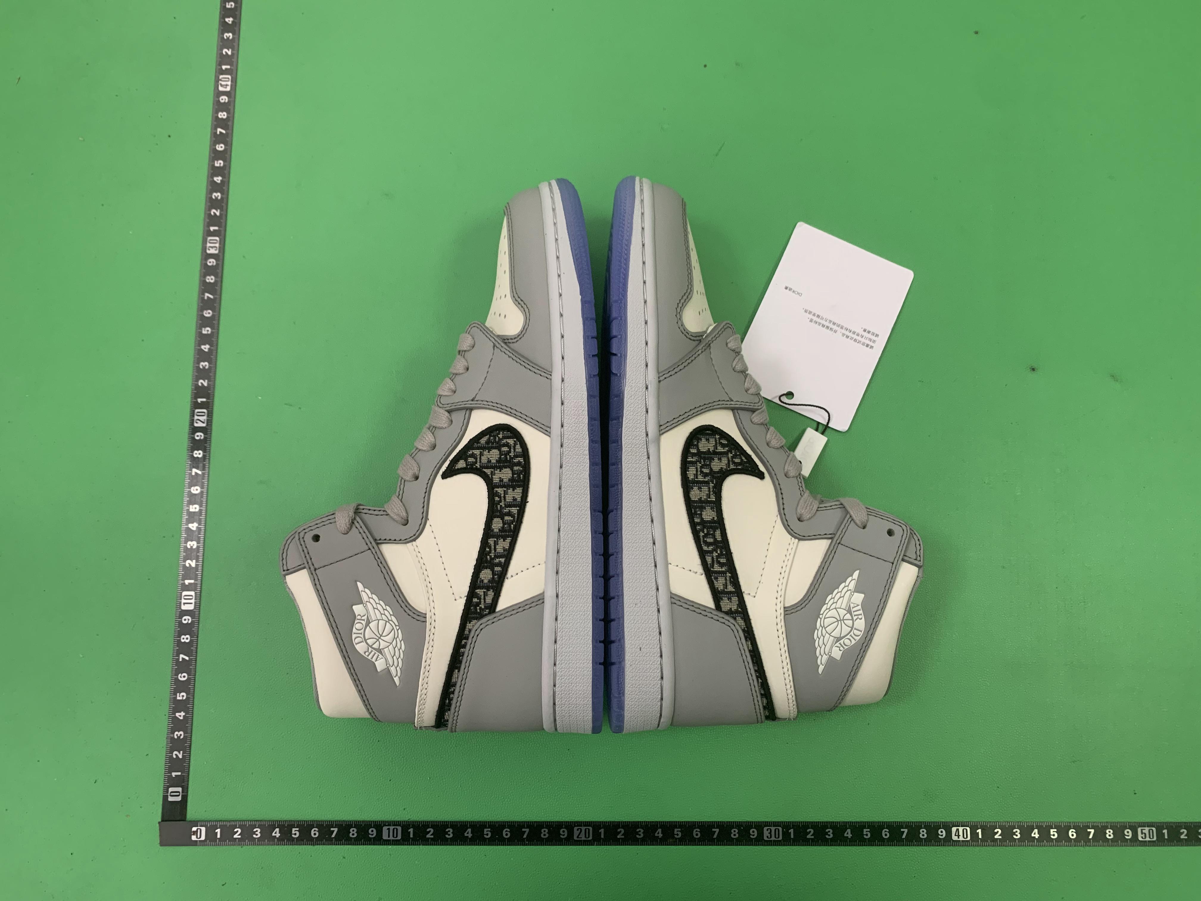 Jordan 1 Low/High Grey Sneakers -3
