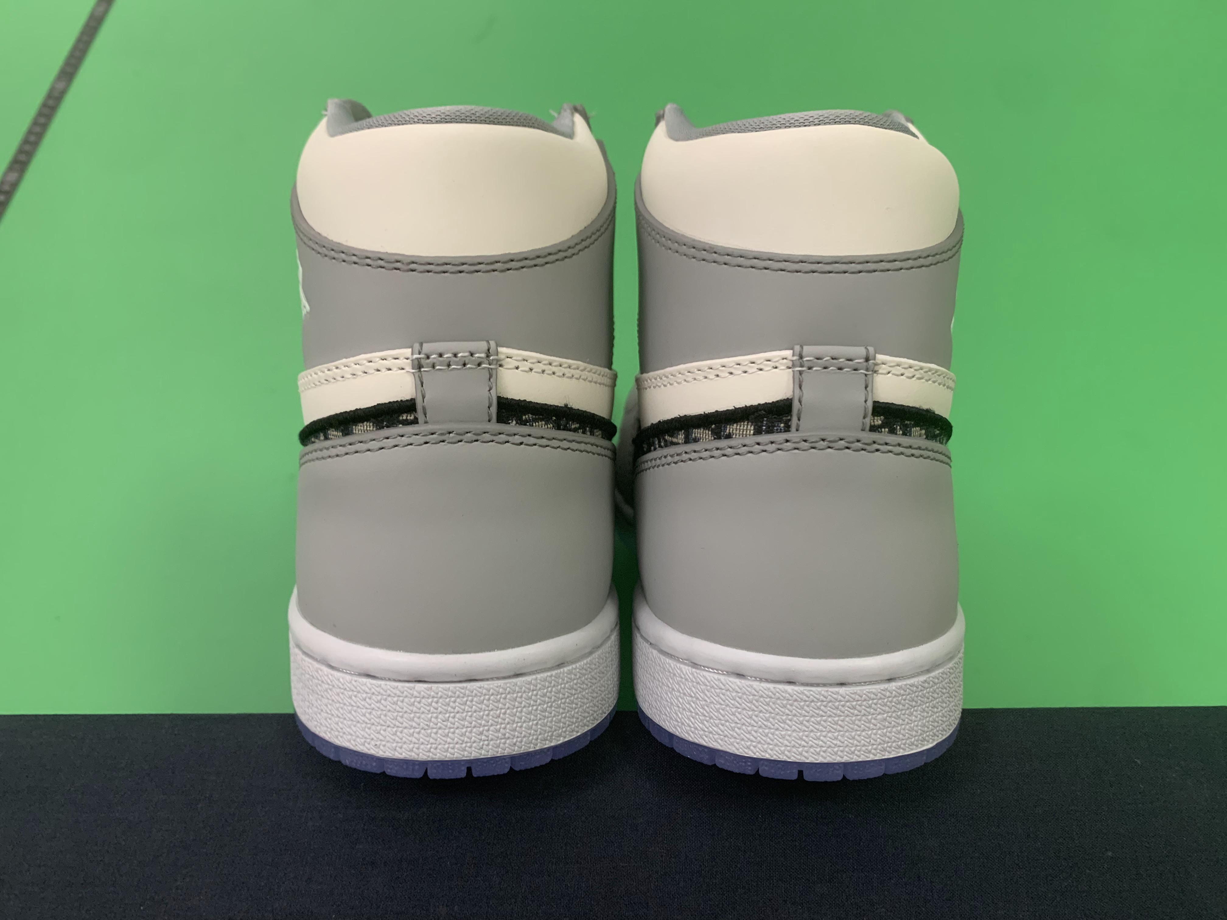 Jordan 1 Low/High Grey Sneakers -5