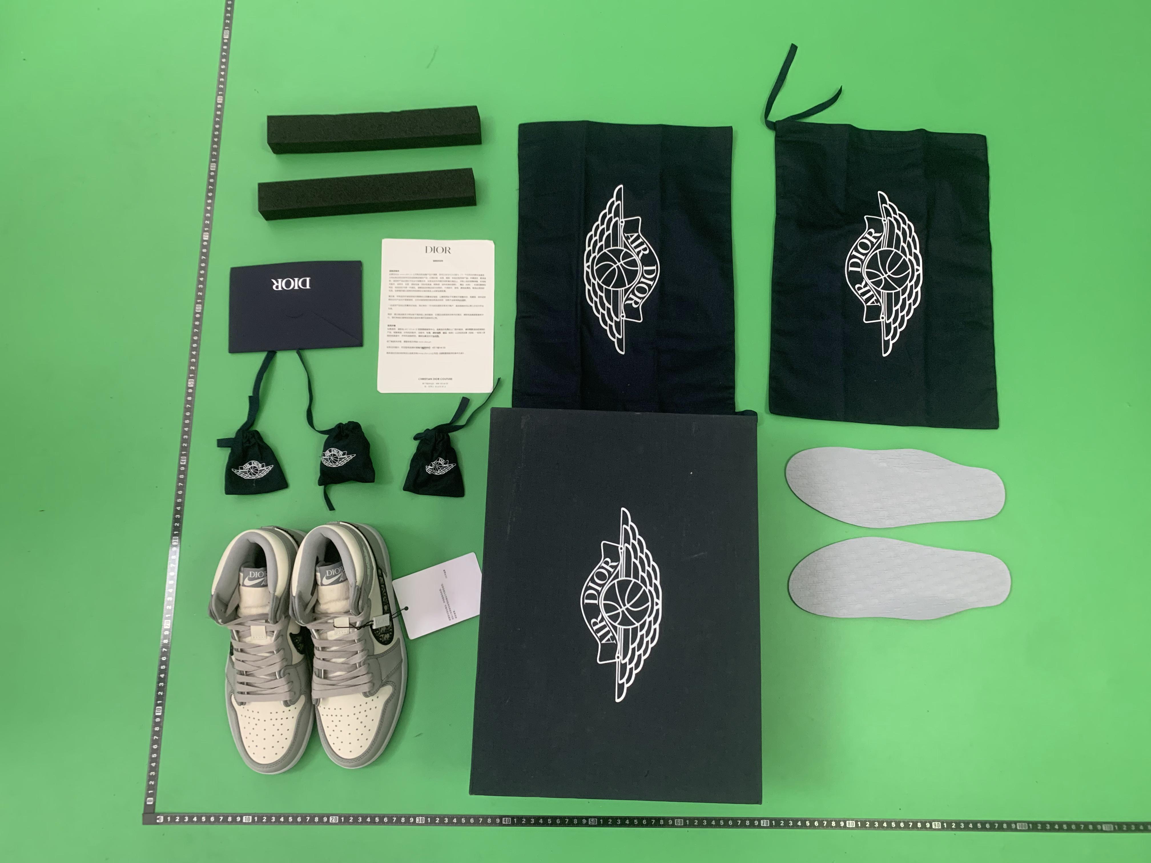 Jordan 1 Low/High Grey Sneakers -6