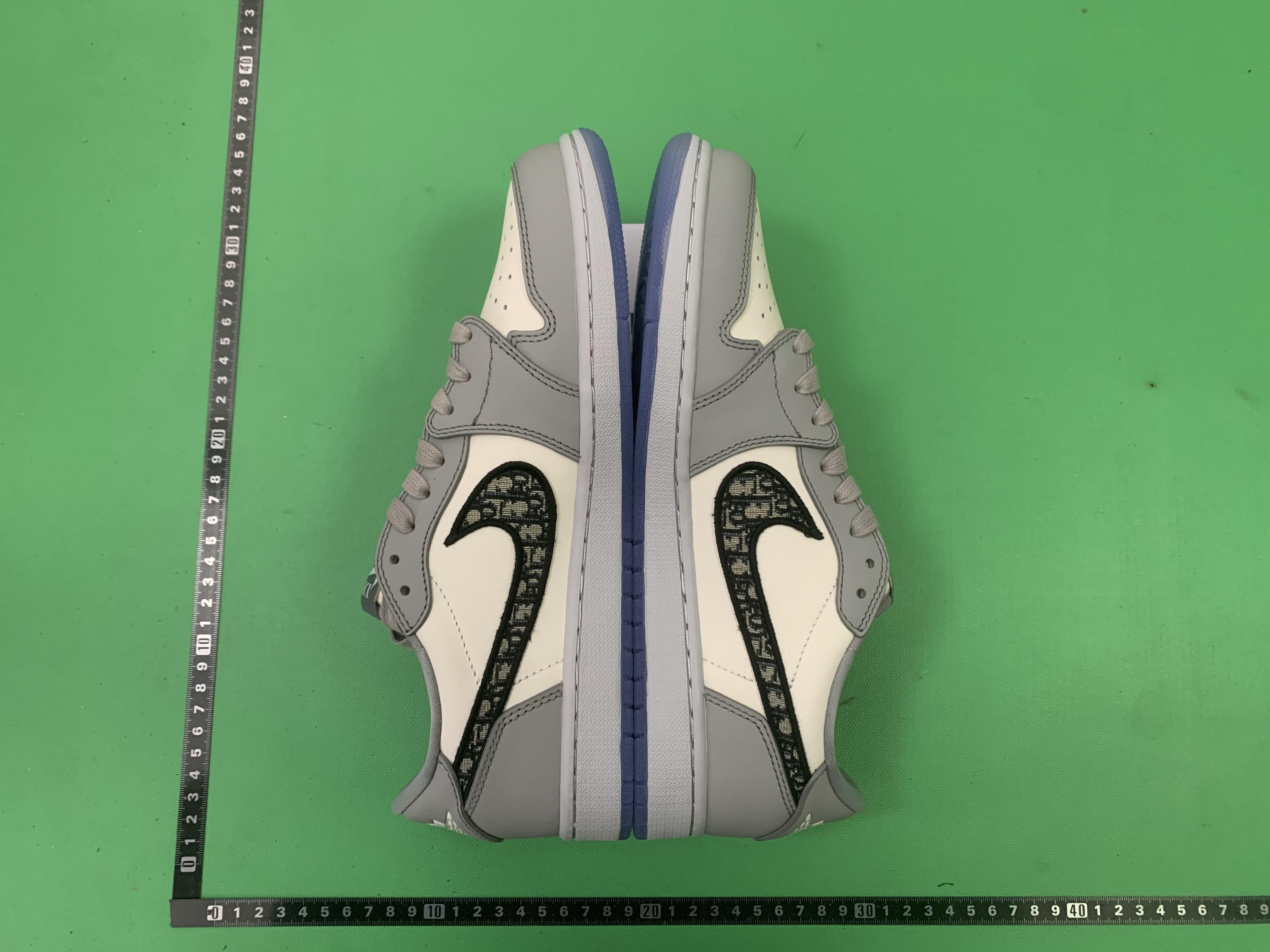 Jordan 1 Low/High Grey Sneakers -11