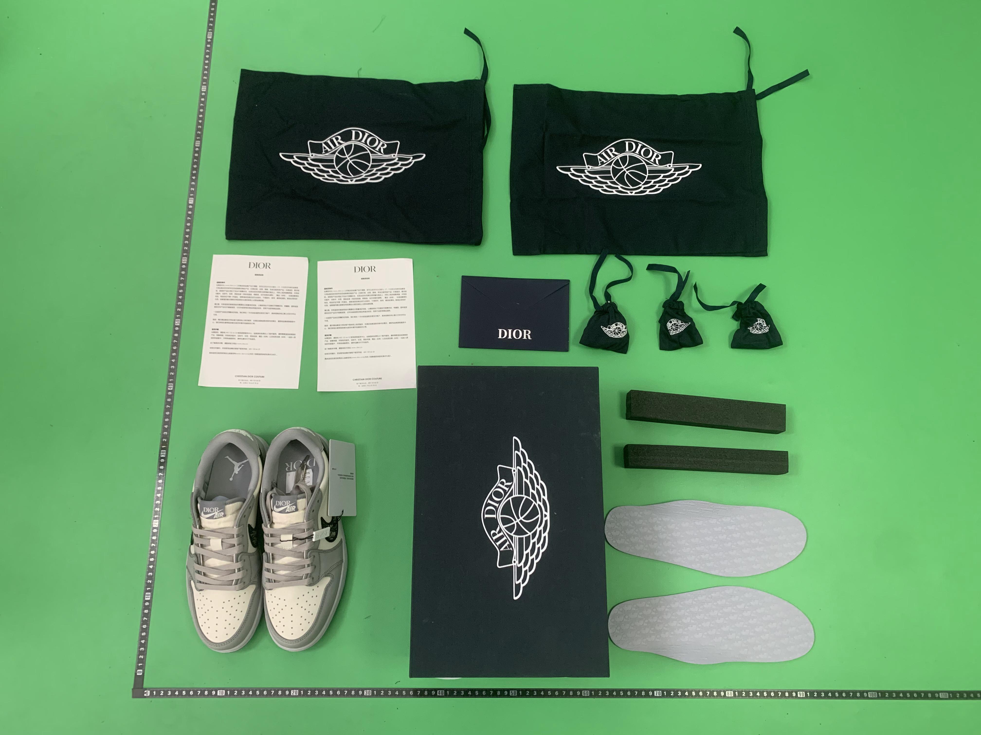 Jordan 1 Low/High Grey Sneakers -13