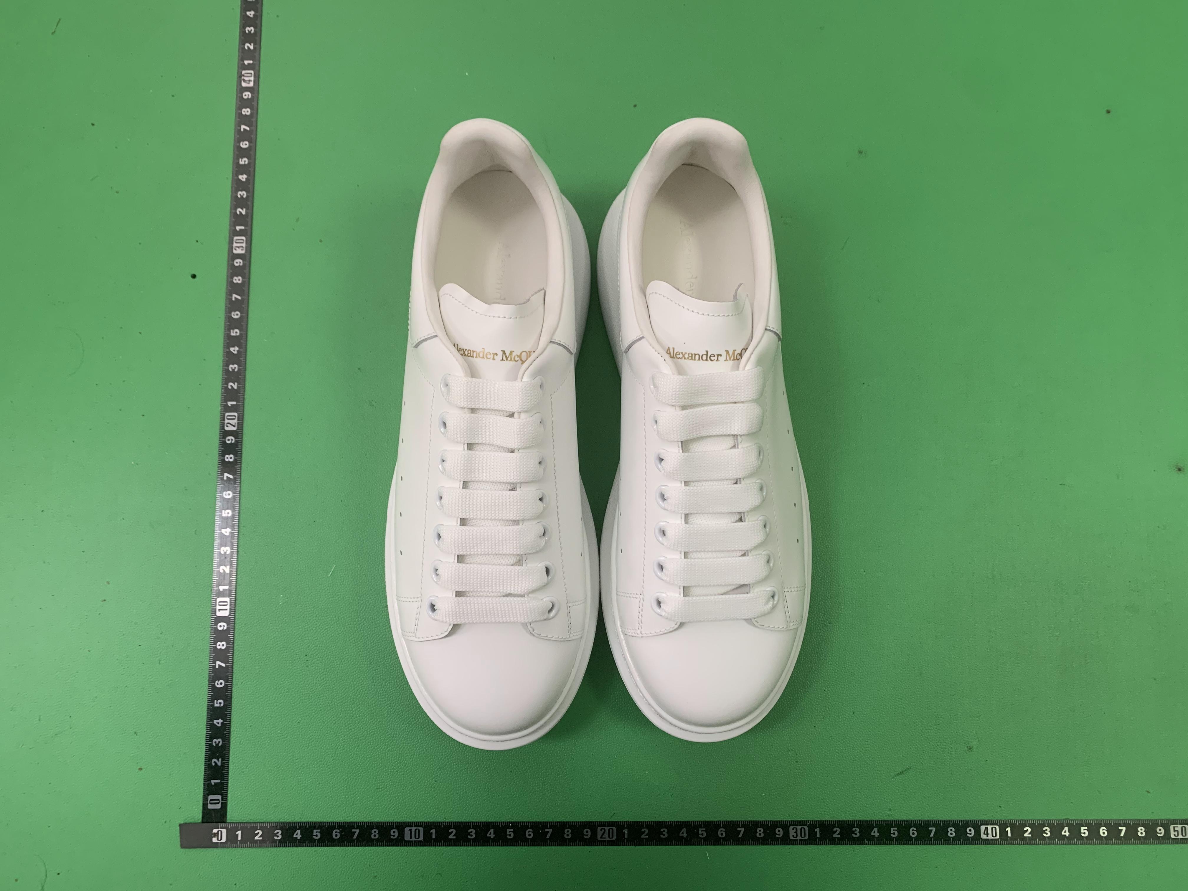 Alexander McQueen White Sneakers with Color Accents -1