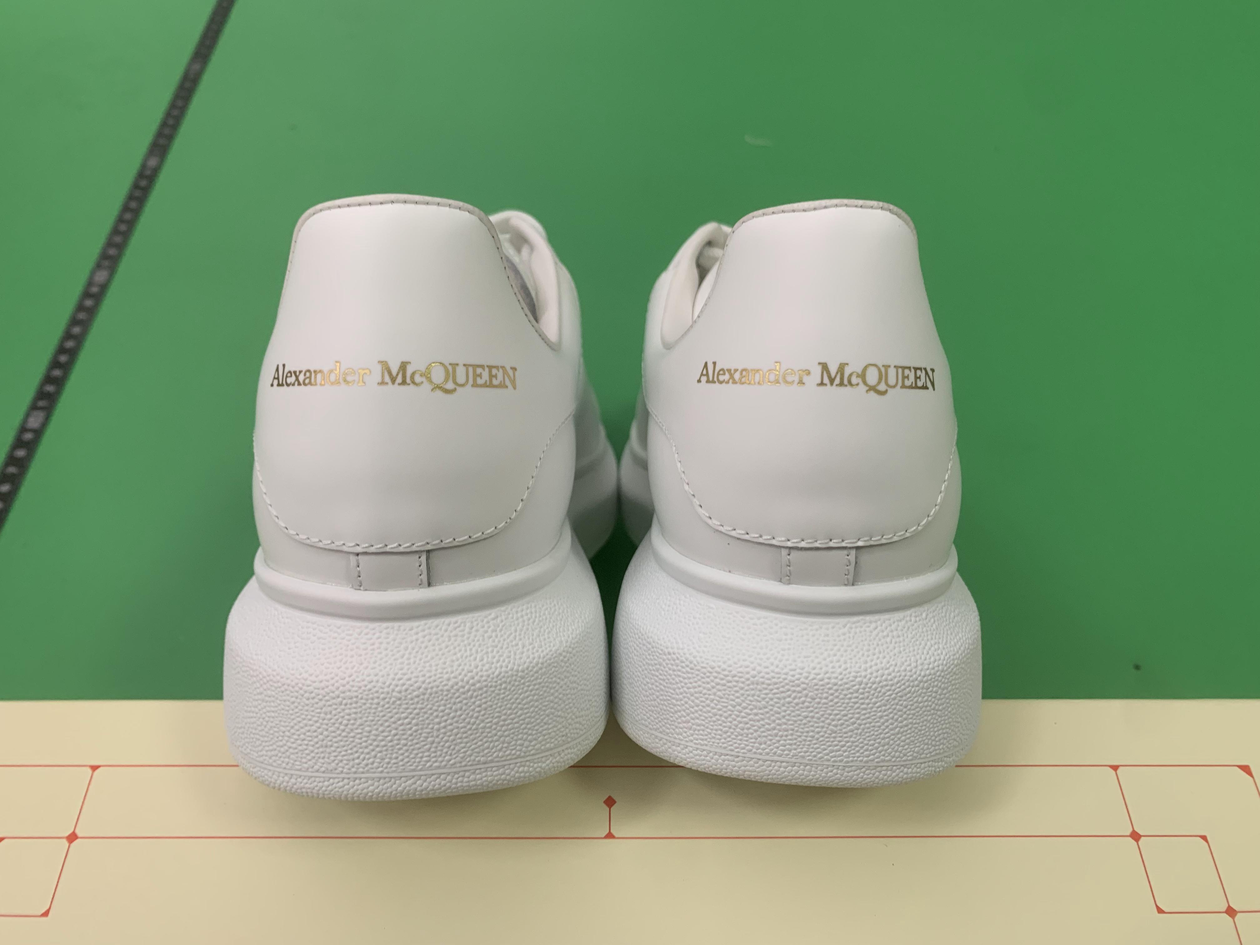 Alexander McQueen White Sneakers with Color Accents -5
