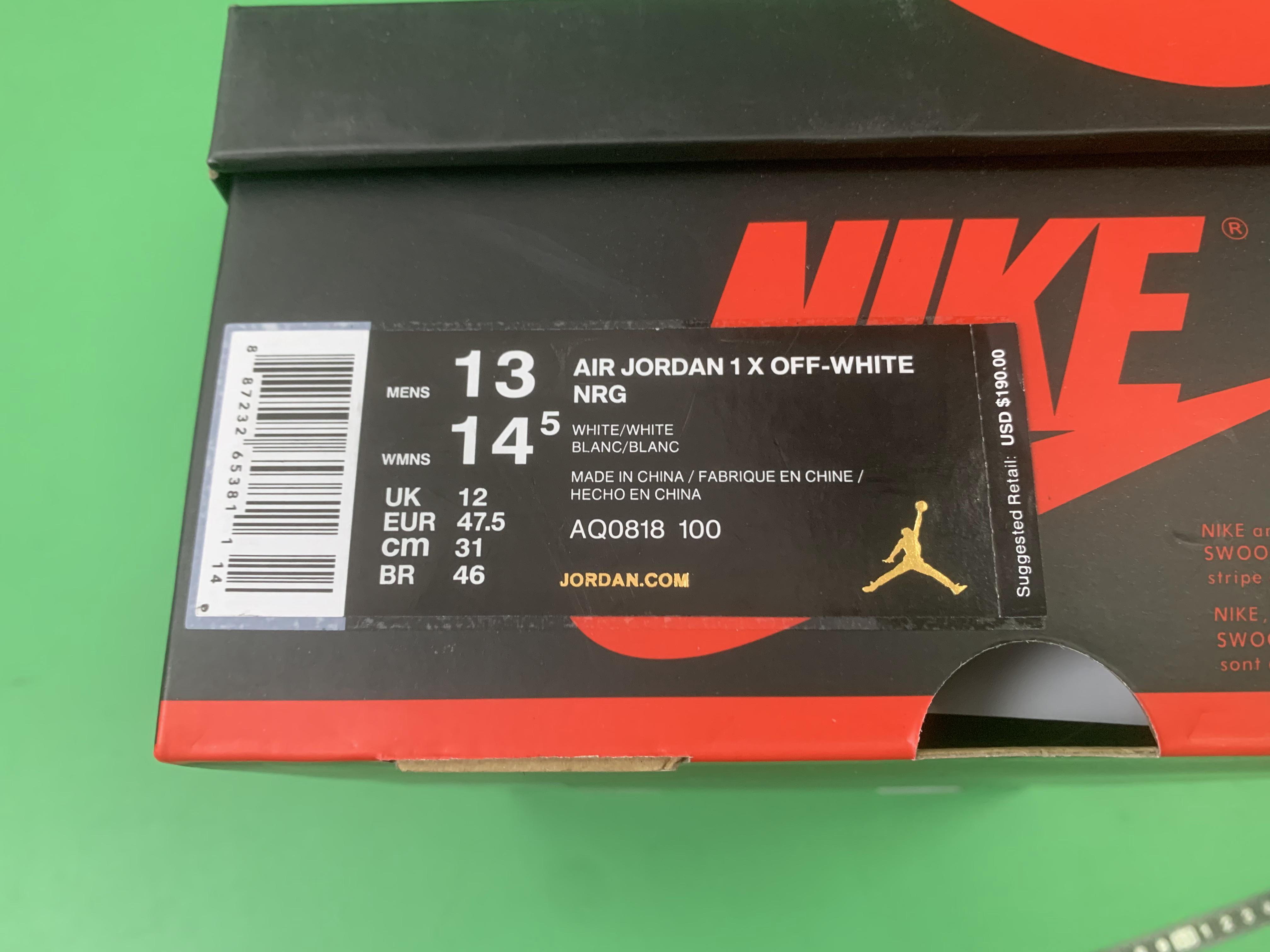 Jordan 1 Off-White Union Sneakers -29