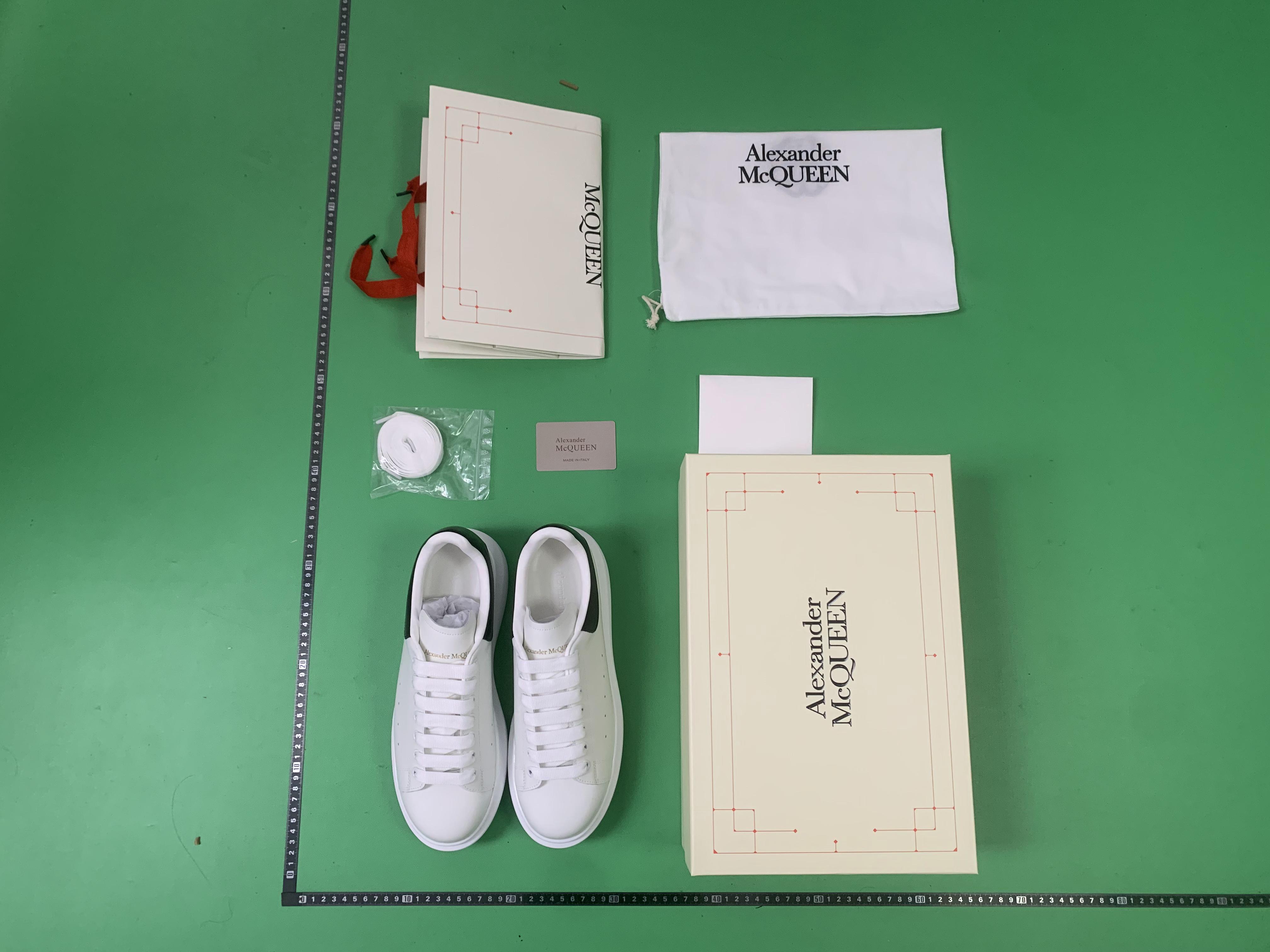 Alexander McQueen White Sneakers with Color Accents -12