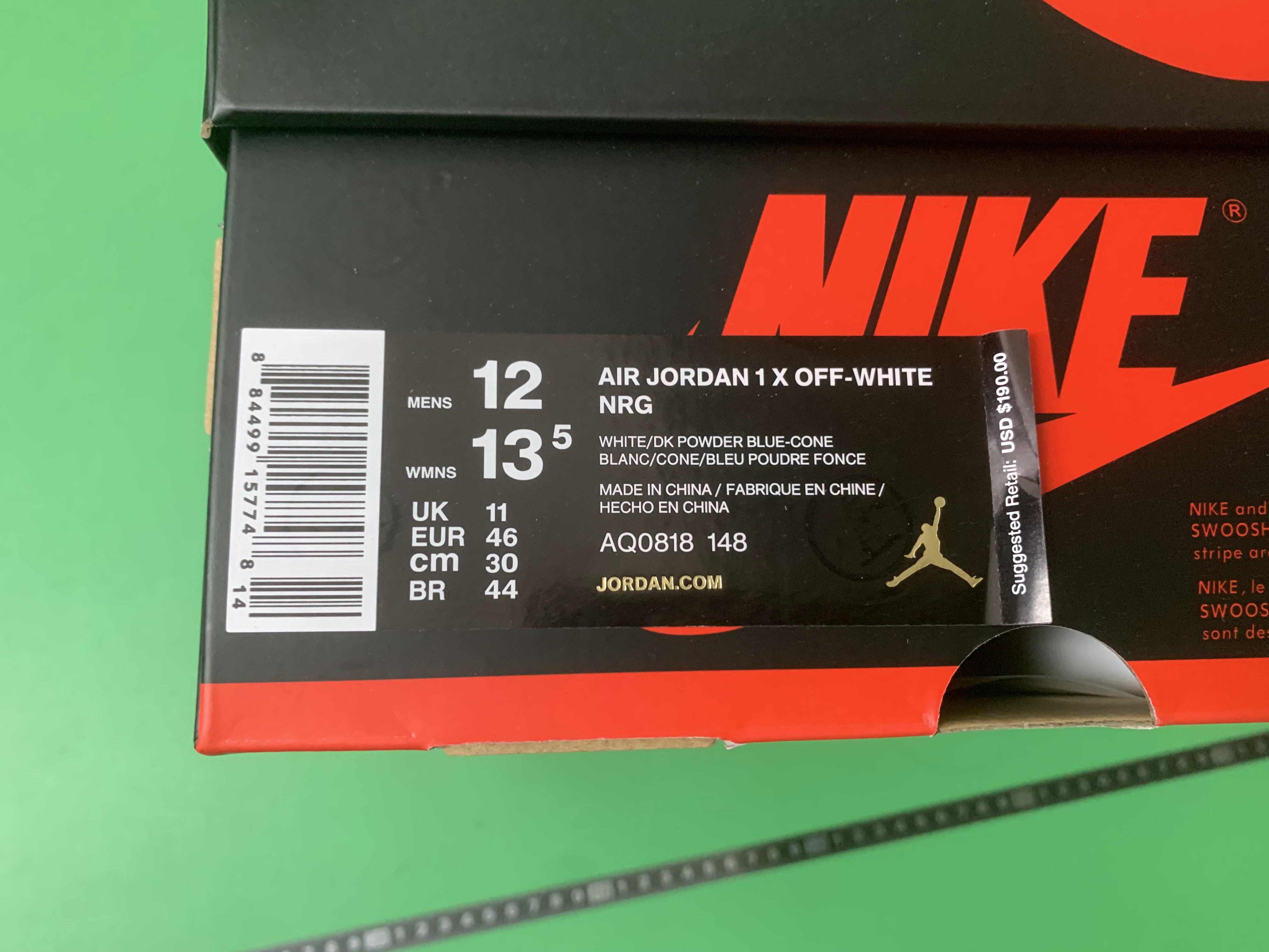 Jordan 1 Off-White Union Sneakers -14