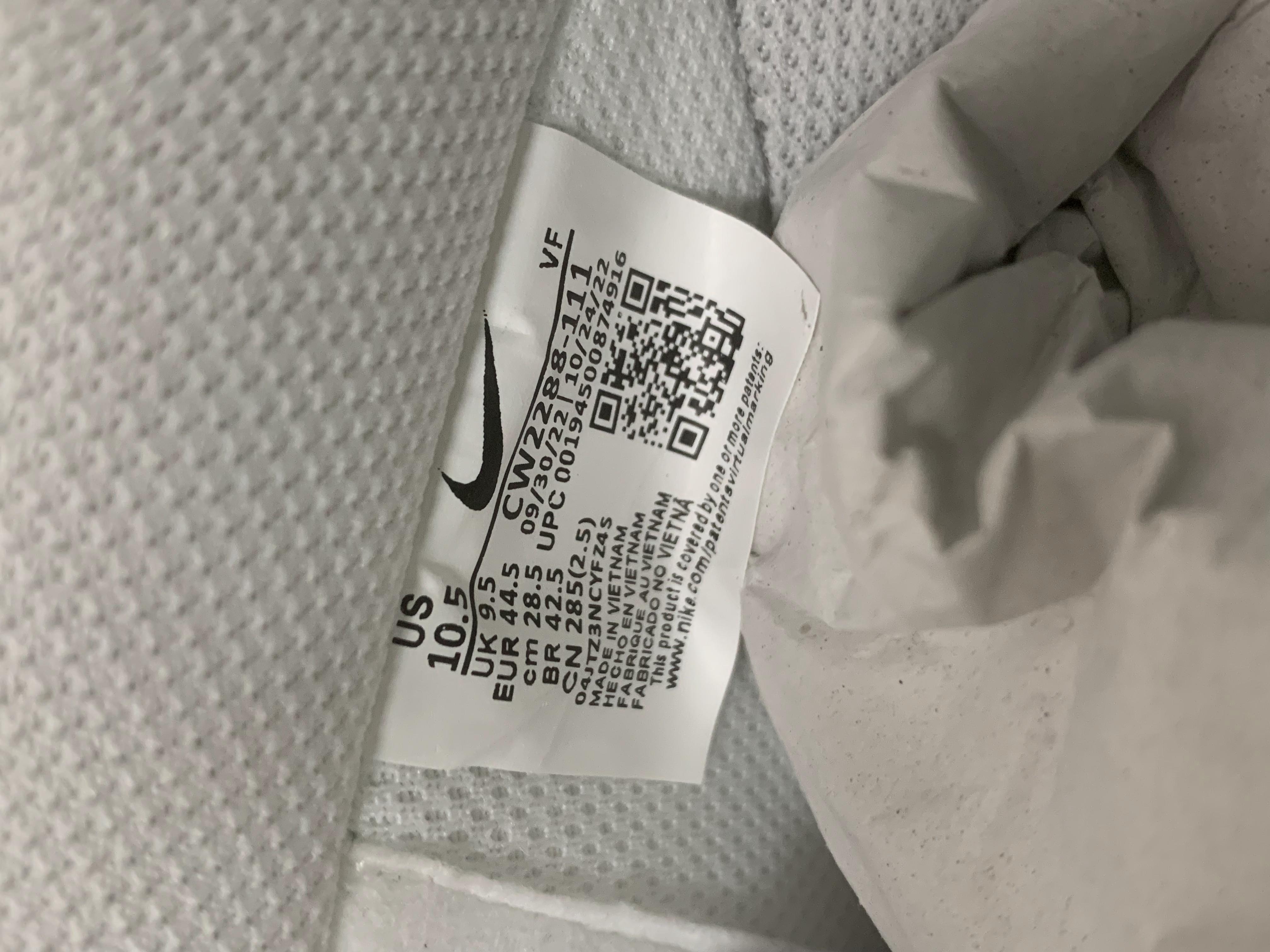 Nike Air Force 1 Low Sneakers White and Black -7