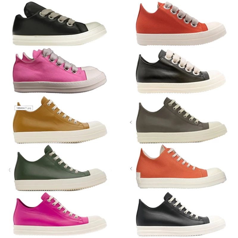 Rick Owens Black Low Top Sneak