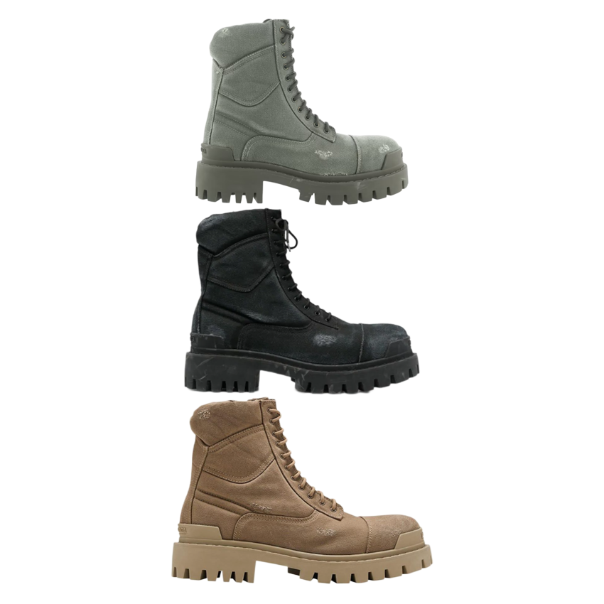 Balenciaga Lace-Up Bootie Styl