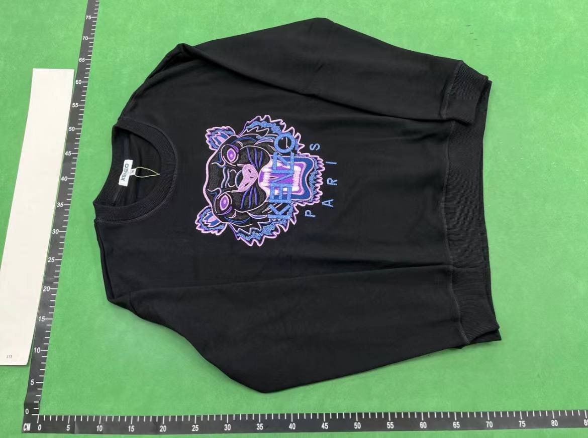 KENZO Hoodie - Stylish Oversized Sweatshirt with Logo Print -3