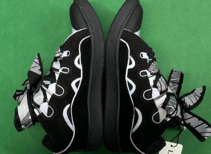 Lanvin Leather Curb Chain Belt -1