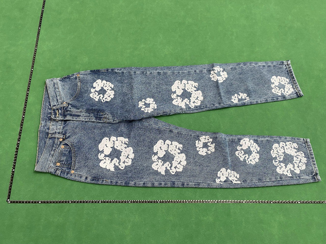 Denim Tears x Offset 501 Light Wash Jeans -4