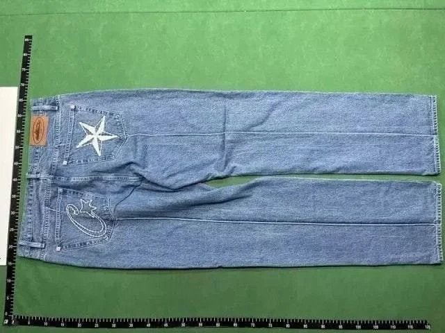 Corteiz C Star Denim Jorts - Trendy & Durable Shorts -1