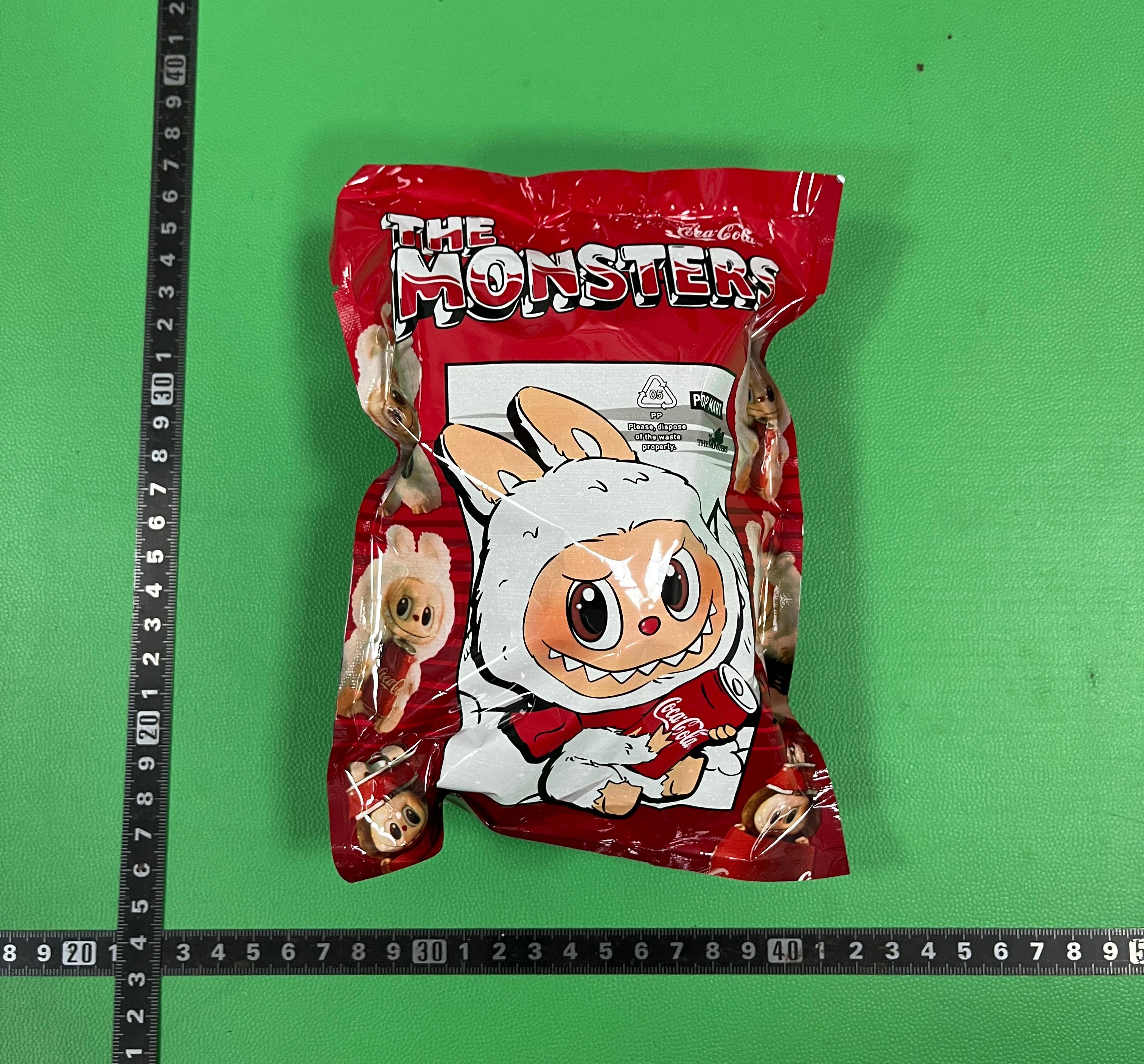 Coca-Cola Labubu Blind Box Plush Toy - Trendy Macaron Doll Pendant, Cute Collectible Figurine -1