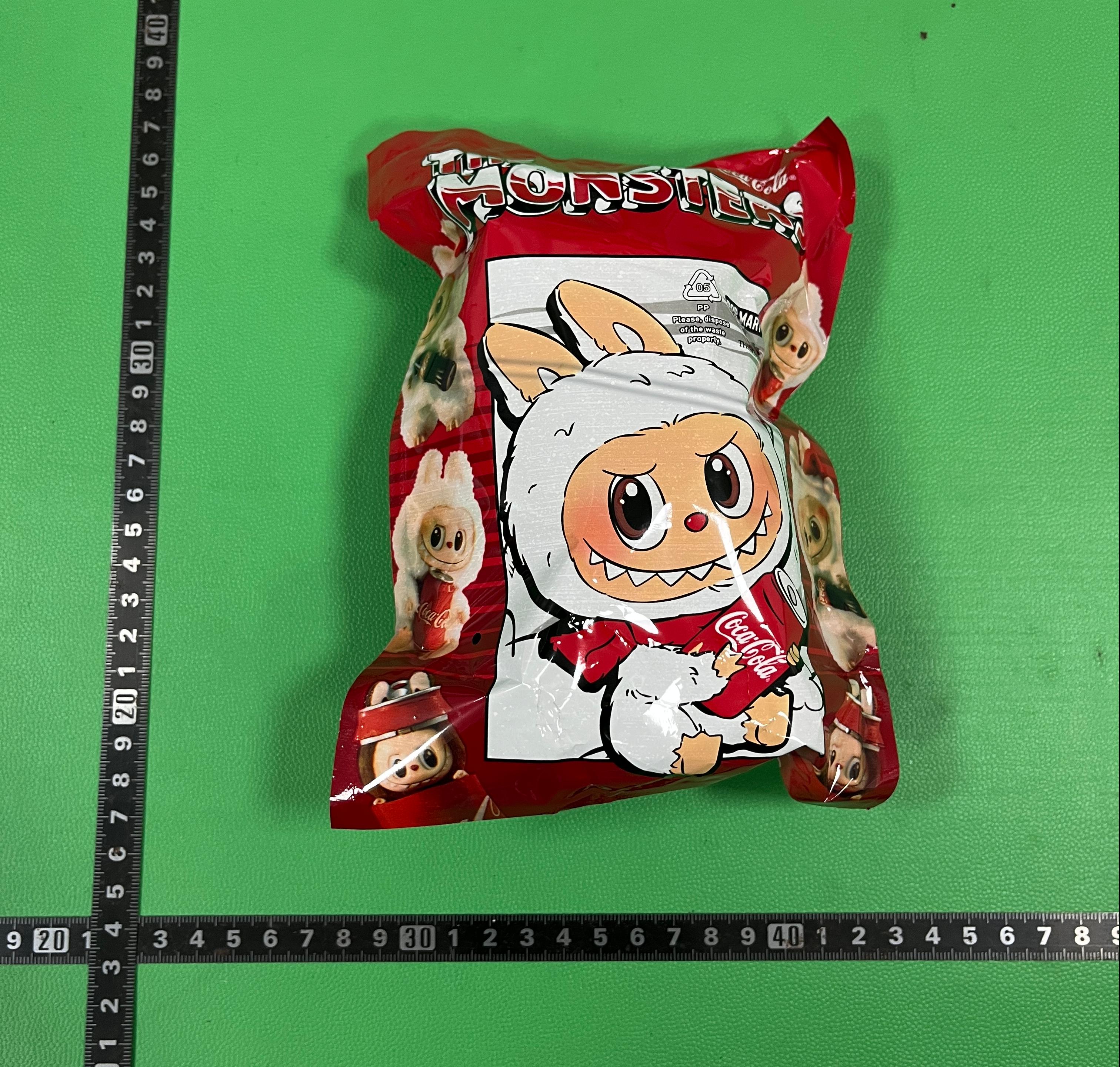 Coca-Cola Labubu Blind Box Plush Toy - Trendy Macaron Doll Pendant, Cute Collectible Figurine -2