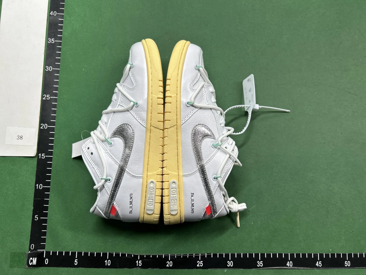 Nike Dunk Low Off-White Batch 1-33 Limited Edition Sneakers -2