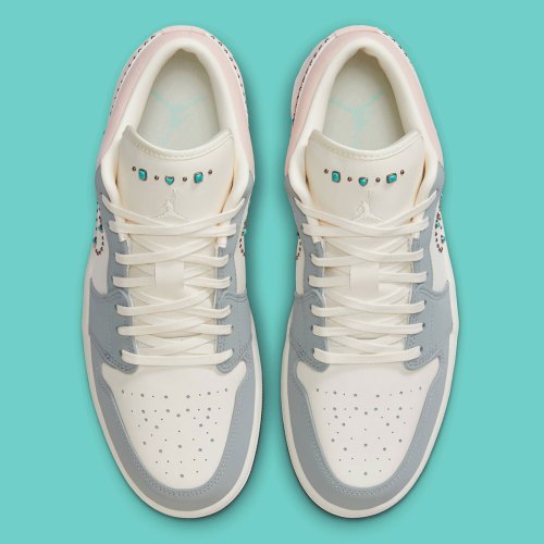 Air Jordan 1 Low Turquoise - Connect the Dots Design(pic5) Air Jordan 1 Low Turquoise - Connect the Dots Design(pic5)
