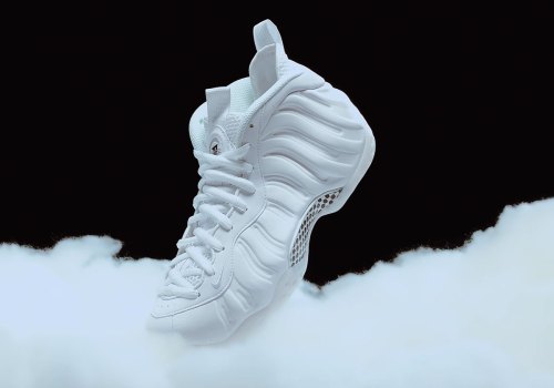 White Nike Air Foamposite One - Premium Retro Style Sneaker(pic1)