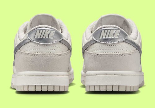 Nike Dunk Grey with Silver Swoosh - Stylish & Trendy Sneaker(pic3)