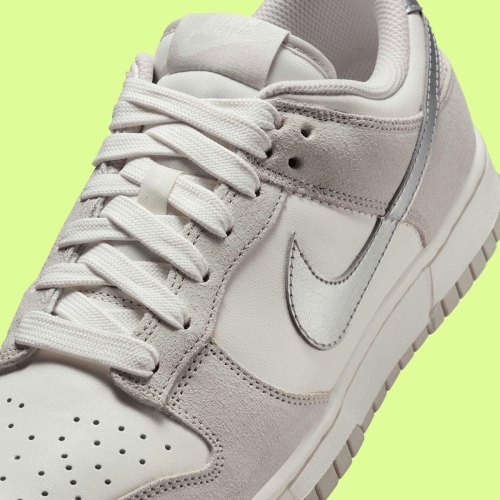 Nike Dunk Grey with Silver Swoosh - Stylish & Trendy Sneaker(pic5)