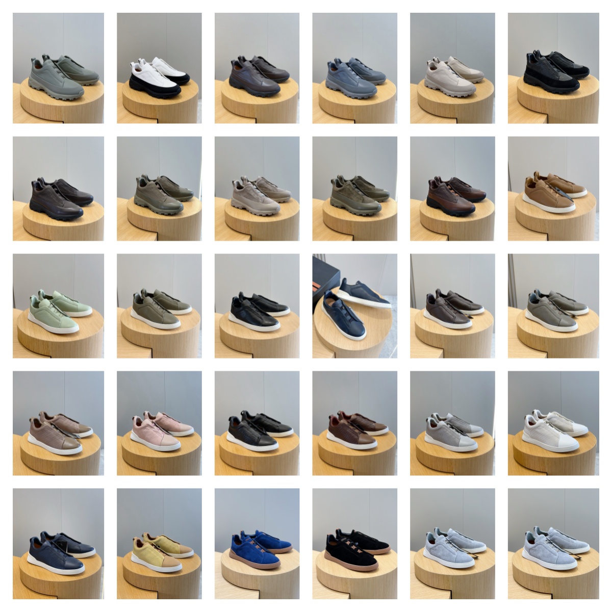 ZEGN Triple Stitch Running Sho