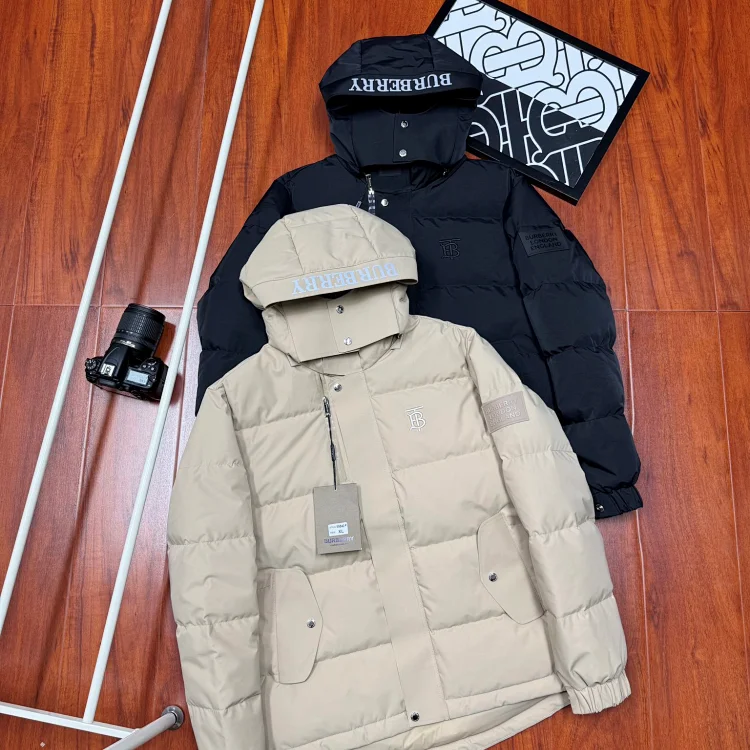 Burberry Black & Beige Hooded 