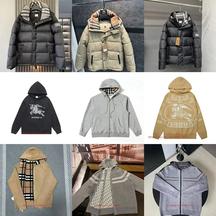 Burberry Black Puffer & Beige 