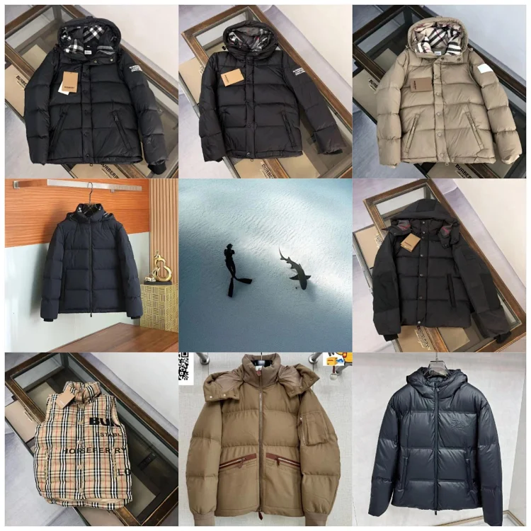 Burberry Black Hooded Puffer J