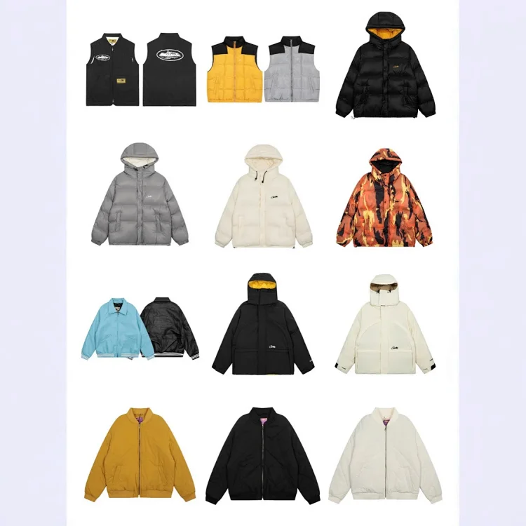 Black Hooded Puffer Jacket - W