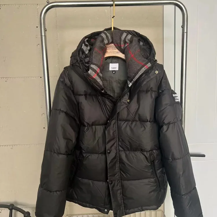Burberry Black Hooded Puffer J