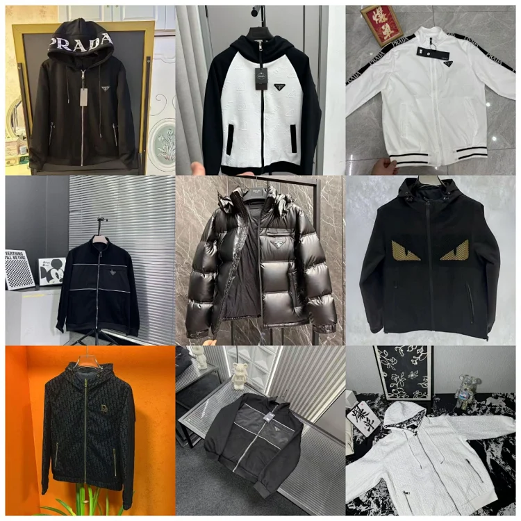 Prada Black Hoodie, Zip-Up Jac