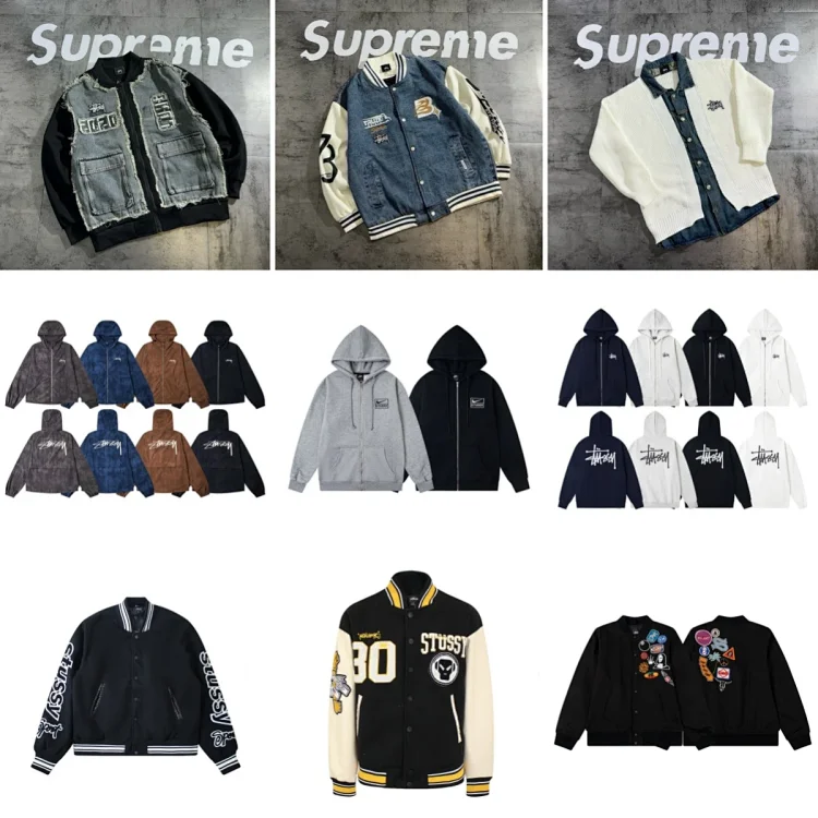 Supreme Blue Denim Jacket & St