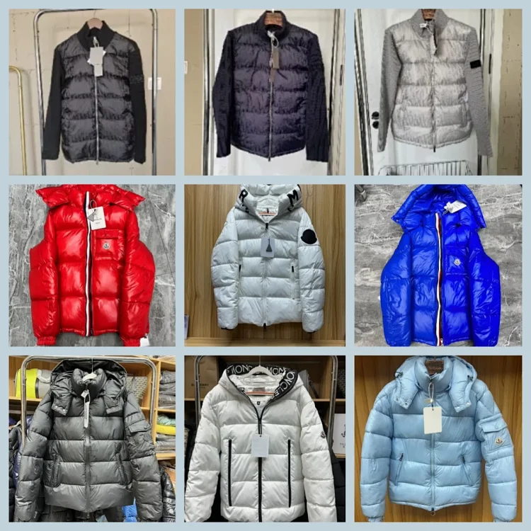 Moncler Blue Down Jacket – Pre