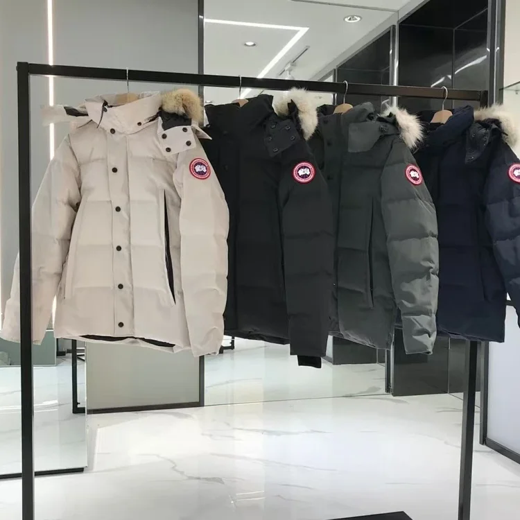 Canada Goose Beige Down Puffer