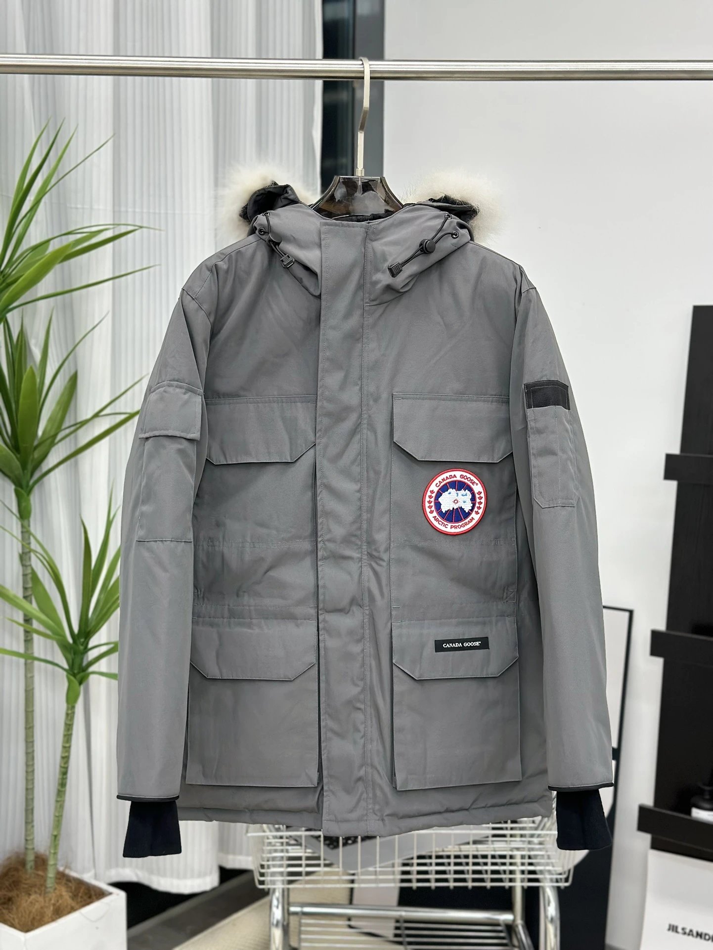 Canada Goose Grey Down Parka -