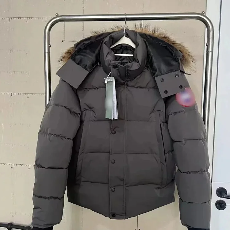 Premium Grey Fur Collar Puffer